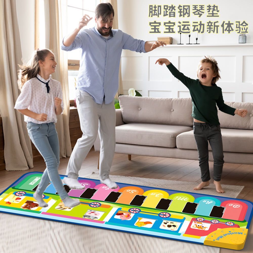 children‘s harmonium music mat home early education dancing mat baby foot multifunctional piano parent-child interaction toys