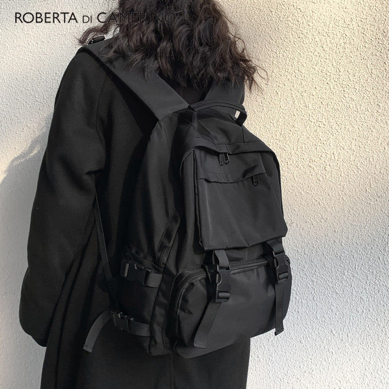 norbeda workwear schoolbag female korean high school student harajuku college students‘ backpack 202 300 men‘s backpack fashion