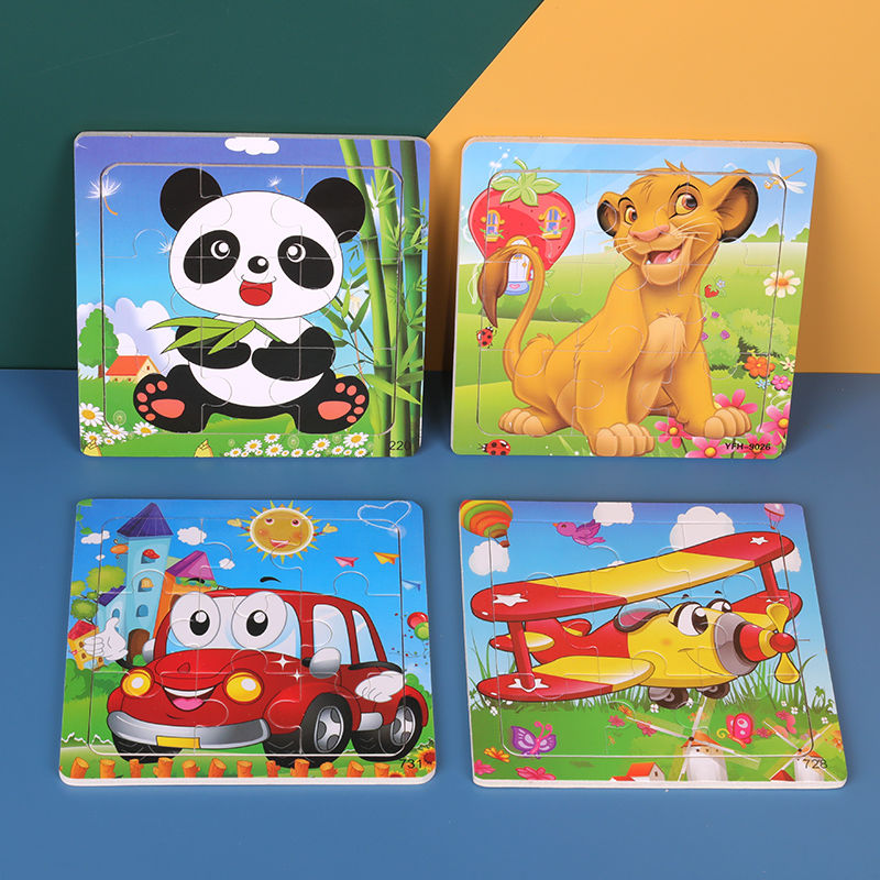 9/16/20/30/60/100 Pieces Wooden Puzzle Children 2-3-5-6 Years Old Puzzle Building Blocks Toy Paw Patrol