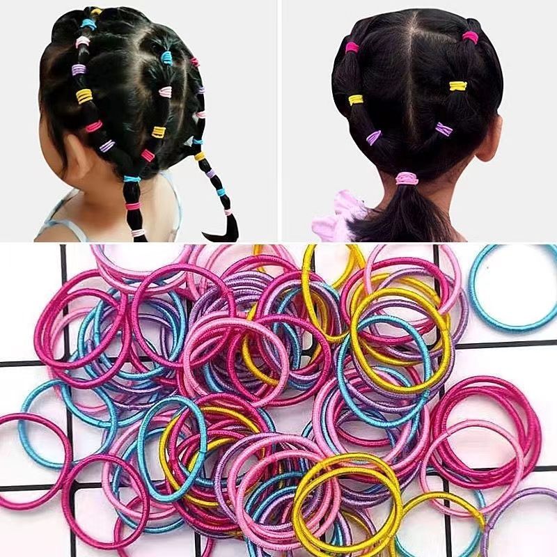 rubber band children‘s little girl does not hurt hair baby small rubber band hair accessories toddler hair rope elastic hair ring rubber band for hair ties