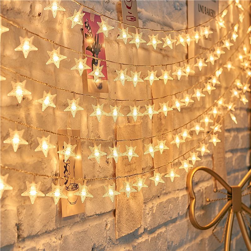 led decorative light star light small colored lights flashing light string light starry camping room bedroom dorm birthday arrangement