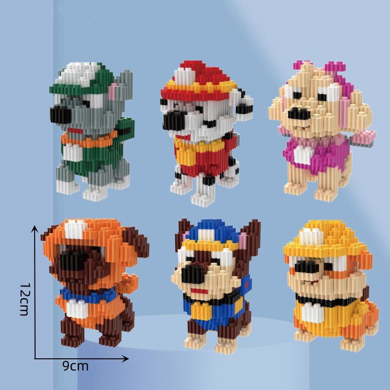 Compatible with Lego StellaLou Toy Boys and Girls Assembling Building Blocks Paw Patrol Small Particles Children Educational Toy Gift
