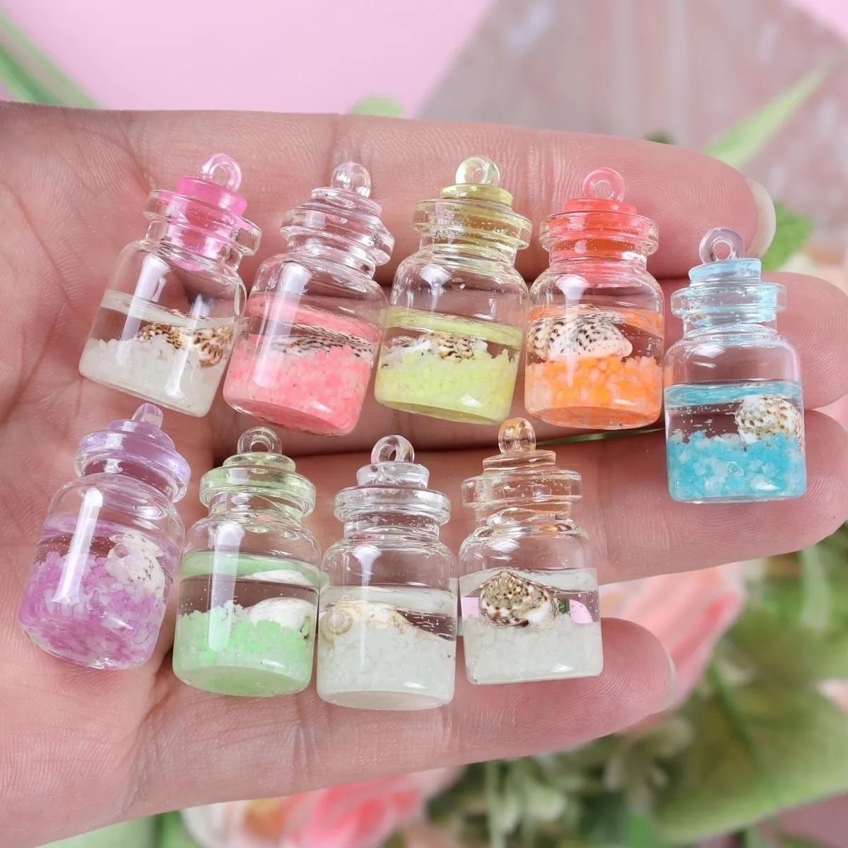 [same style with tiktok] alata bottle diy luminous wishing bottle drift bottle luminous keychain accessory accessories and decorations