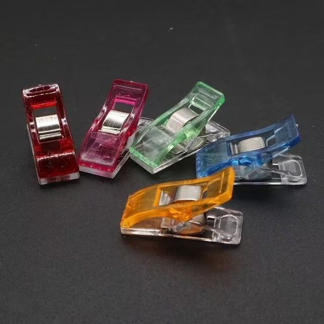 sewing little clip japanese and korean style edge fixing clip color translucent embroidery positioning clothing clip axe clip