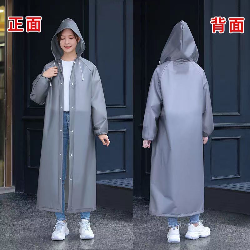 raincoat full body integrated raincoat men and women single rainproof student adult fashion one-piece full body poncho windproof