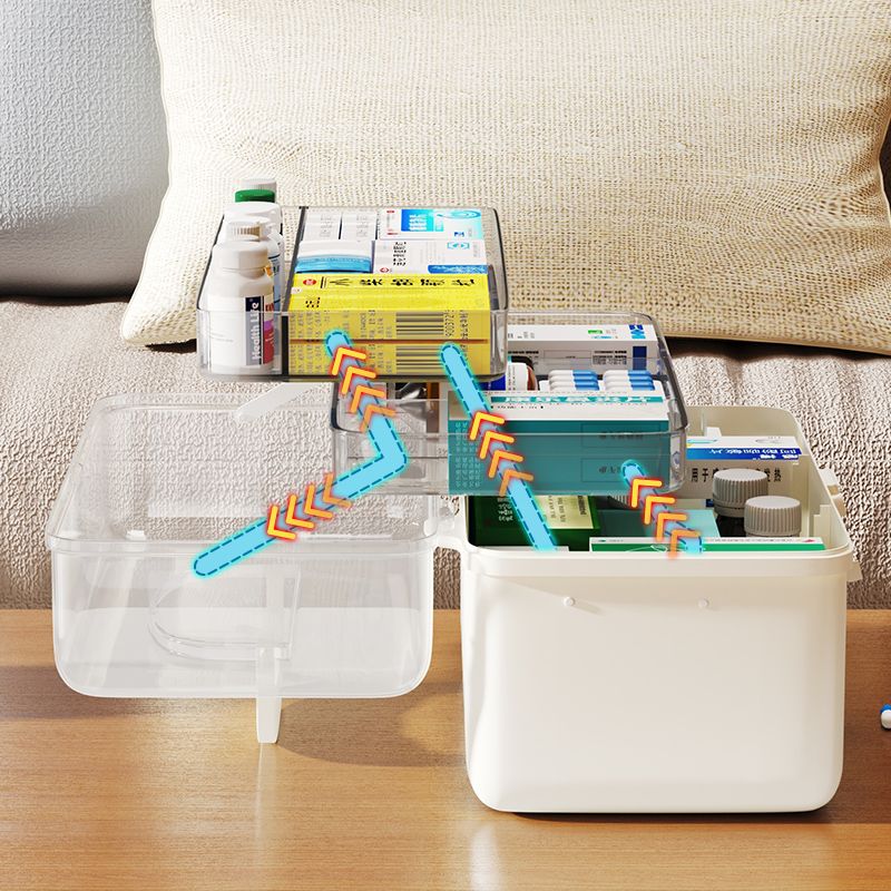 Medicine Box Family Household Large Capacity Multi-Layer Moisture-Proof Medicine Kit Boxes Multi-Functional Medical Storage Medicine Small Medicine Box