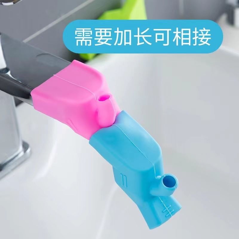 Faucet Silicone Extender Extender Splash-Proof Water Faucet Universal Hose Connector Children Wash Basin