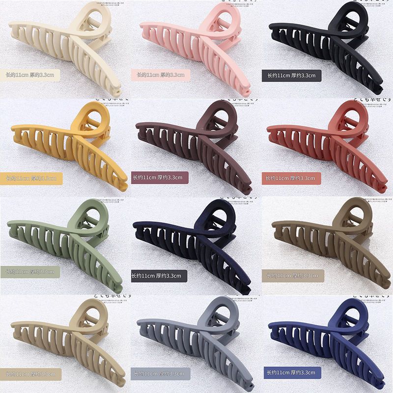 korean ins grip barrettes female back head shark clip large japanese style all-matching temperament hair clip hairpin cross