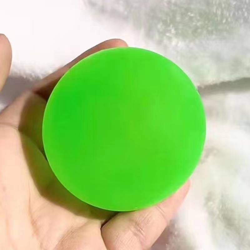 Xiaohongshu Malt Sugar Large Ball Pinch Green Stress Relief Squishy Toys Squeezing Toy Transparent Syrup Ball