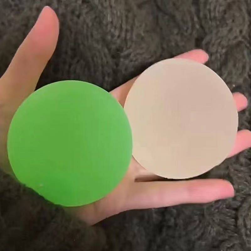 Xiaohongshu Malt Sugar Large Ball Pinch Green Stress Relief Squishy Toys Squeezing Toy Transparent Syrup Ball