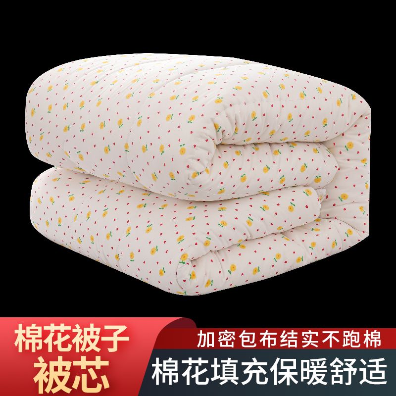 xinjiang pure cotton liner customized quilt student dormitory single quilt cushion winter quilt thick warm double bed quilt