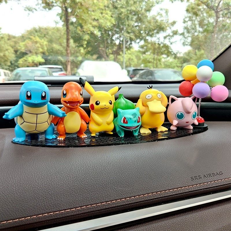 baokemeng magic baby pikachu keda duck car decoration car center console decoration doll hand-made doll