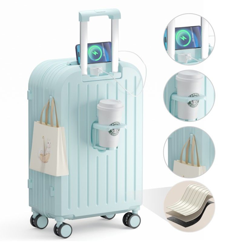 Luggage 2023 New Trolley Case Female Good-looking Strong and Durable Suitcase with Combination Lock Male and Female Students Luggage and Suitcase