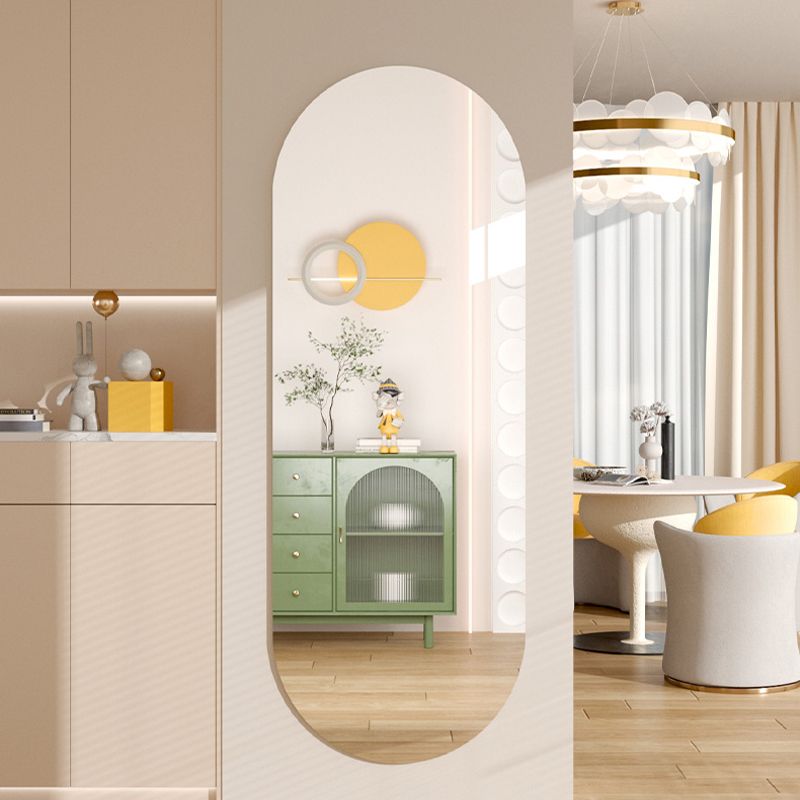 Acrylic Soft Mirror Wall Sticker Self-Paste Full-Length Mirror Household Rental House Hidden Wardrobe Mirror Wall Patch