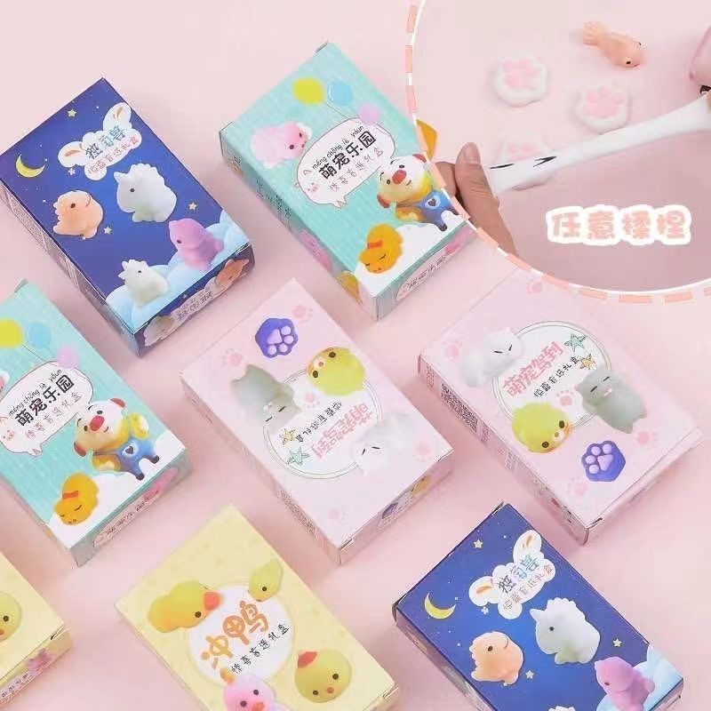 Stall Blind Box Squeezing Toy Small Animal Cute Pet Creative Surprise Box Decompression Artifact