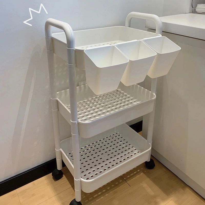 gap trolley dormitory snack storage rack household kitchen bedside bedroom gap movable shelves widened