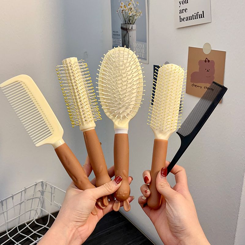 airbag comb hair curling comb fluffy four-piece rib comb straight comb student dormitory home internet celebrity air cushion comb