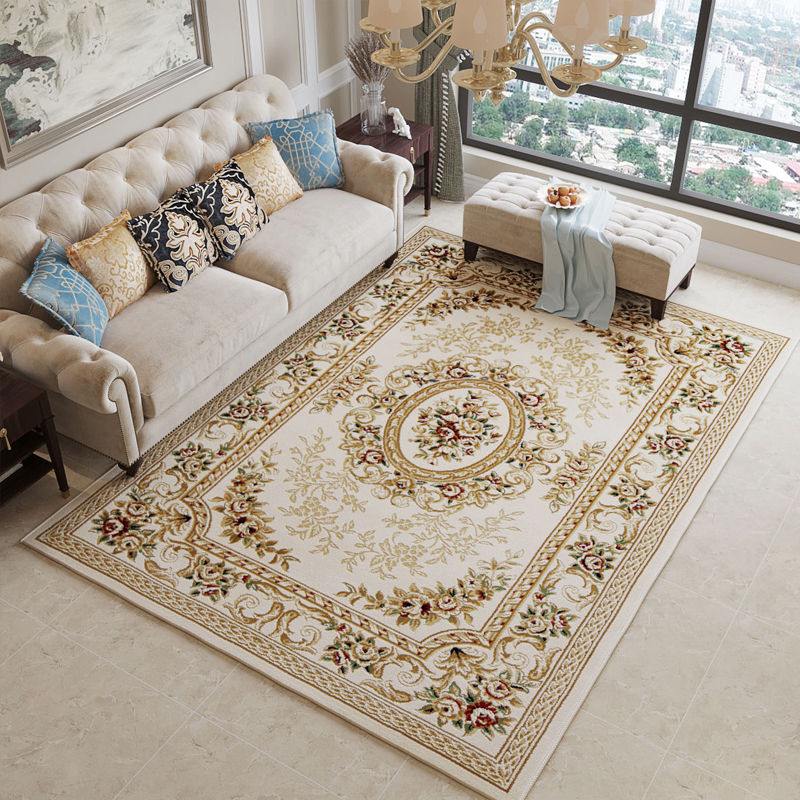 european style villa living room carpet large area sofa table carpet chinese bedroom bedside mats american retro carpet