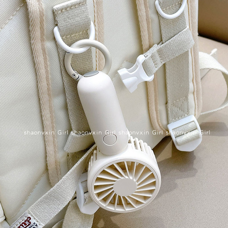 small fan summer student portable mini portable hanging bag handheld usb desktop small mute electric fan