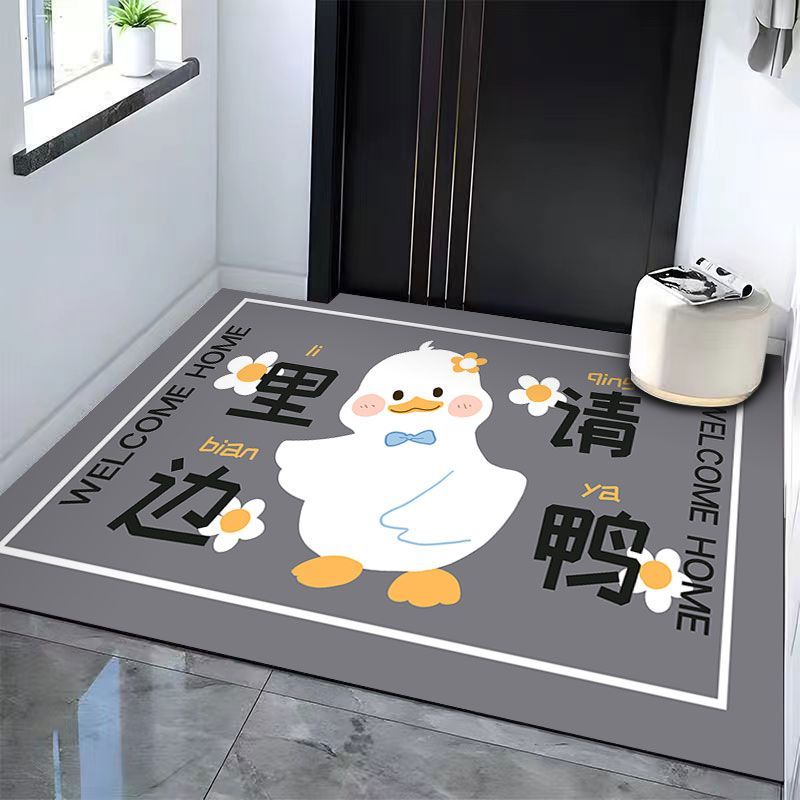 entrance door mat household water-absorbing quick-drying hallway door mat entrance door mat entry wear-resistant stain-resistant carpet