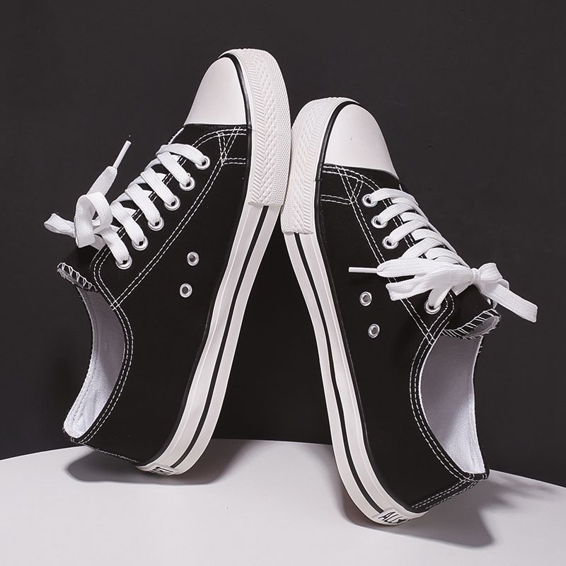 canvas shoes men‘s skateboard shoes 2024 new student leisure harajuku korean style versatile white shoes ins fashion