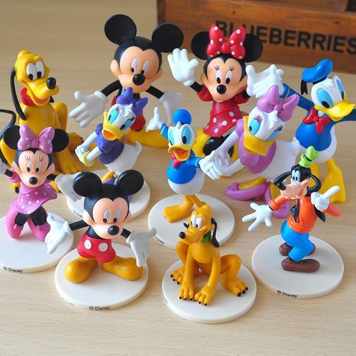 mickey‘s great clubhouse hunt hand-made minnie mickey mouse donald duck cartoon cake ornaments children‘s toy gift