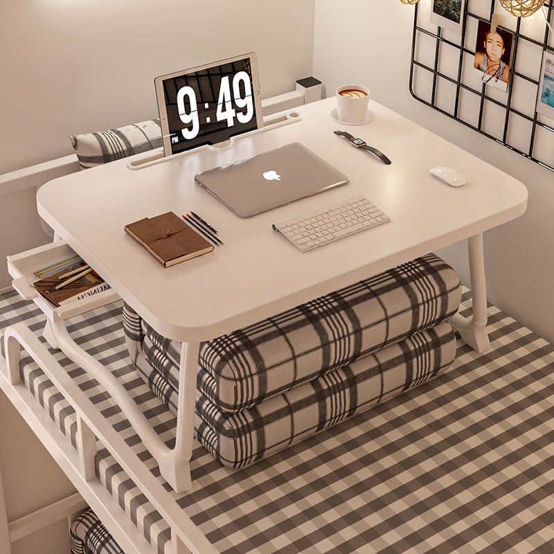 foldable small table bed desk computer desk notebook stack lazy table college student multi-functional dormitory fantastic