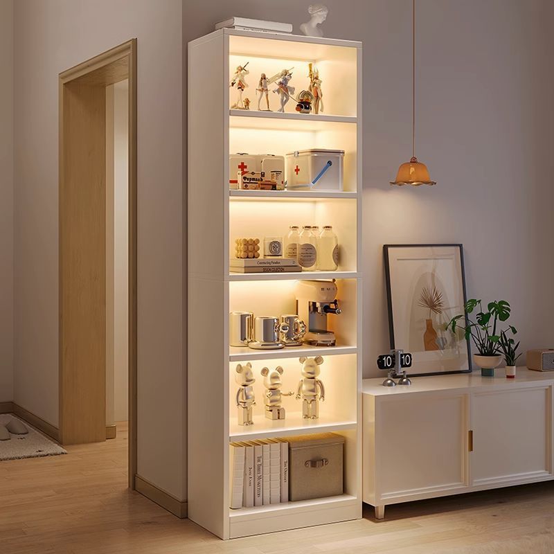 tv cabinet side shelf home bookshelf simple floor storage aisle cabinet living room multi-layer corner bookcase