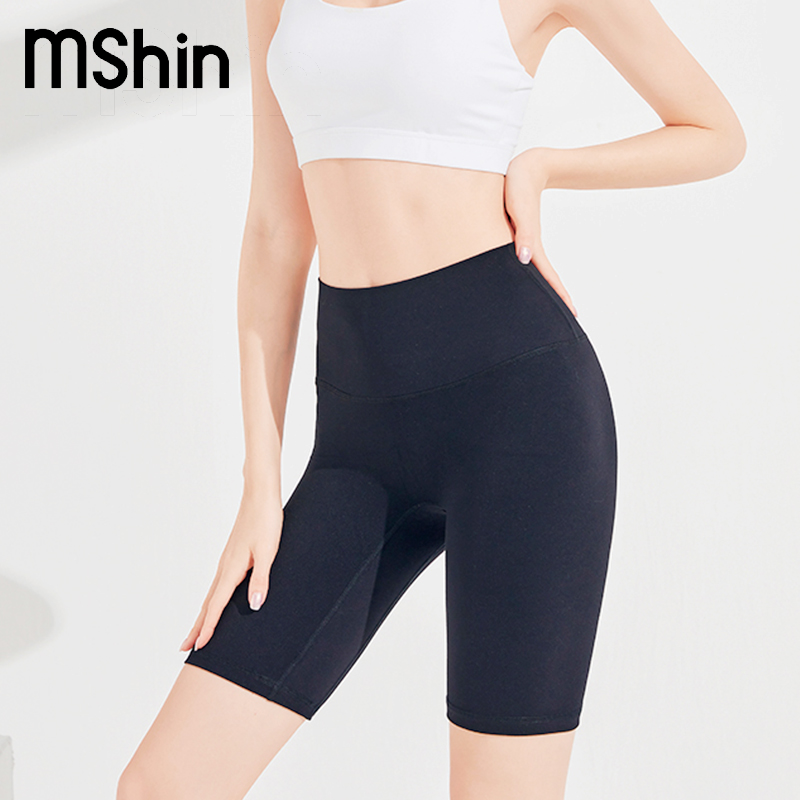 short yoga pants exercise workout pants women‘s summer thin tight sports stretch breathable leggings cycling pants