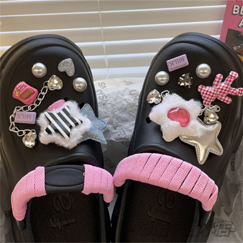 ins three-dimensional hole shoes accessories good-looking niche diy detachable cute cartoon sweet cool creative vamp accessories