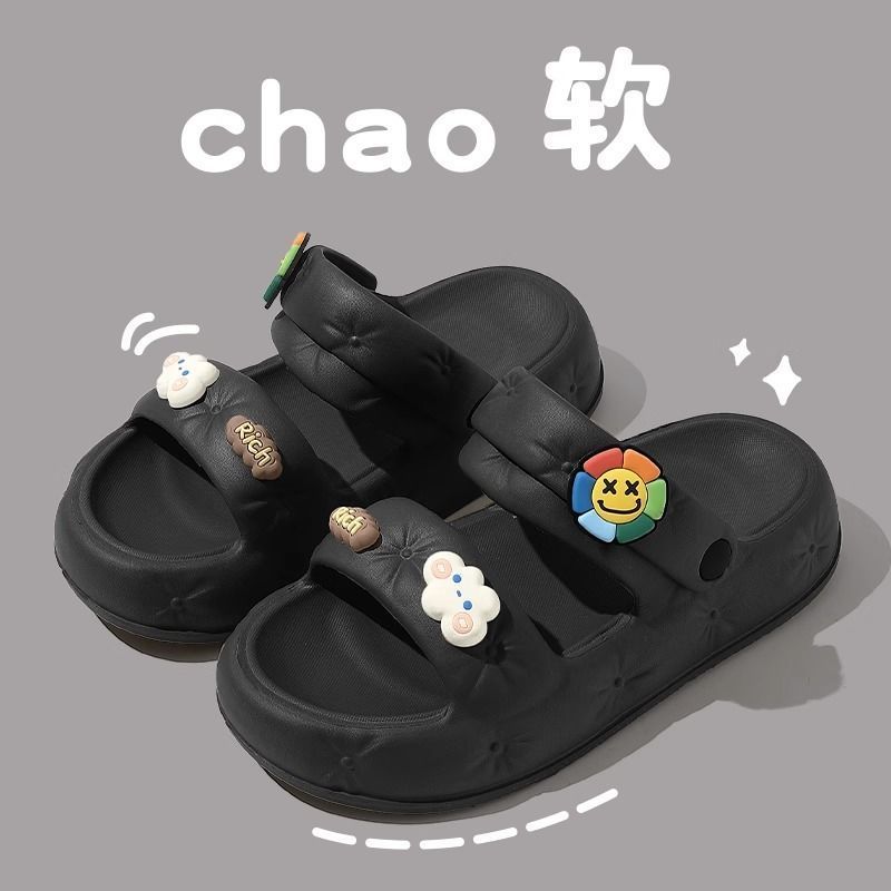 women‘s poop sandals 2023 new summer outdoor sports fairy style stylish beach dual-purpose slippers women‘s