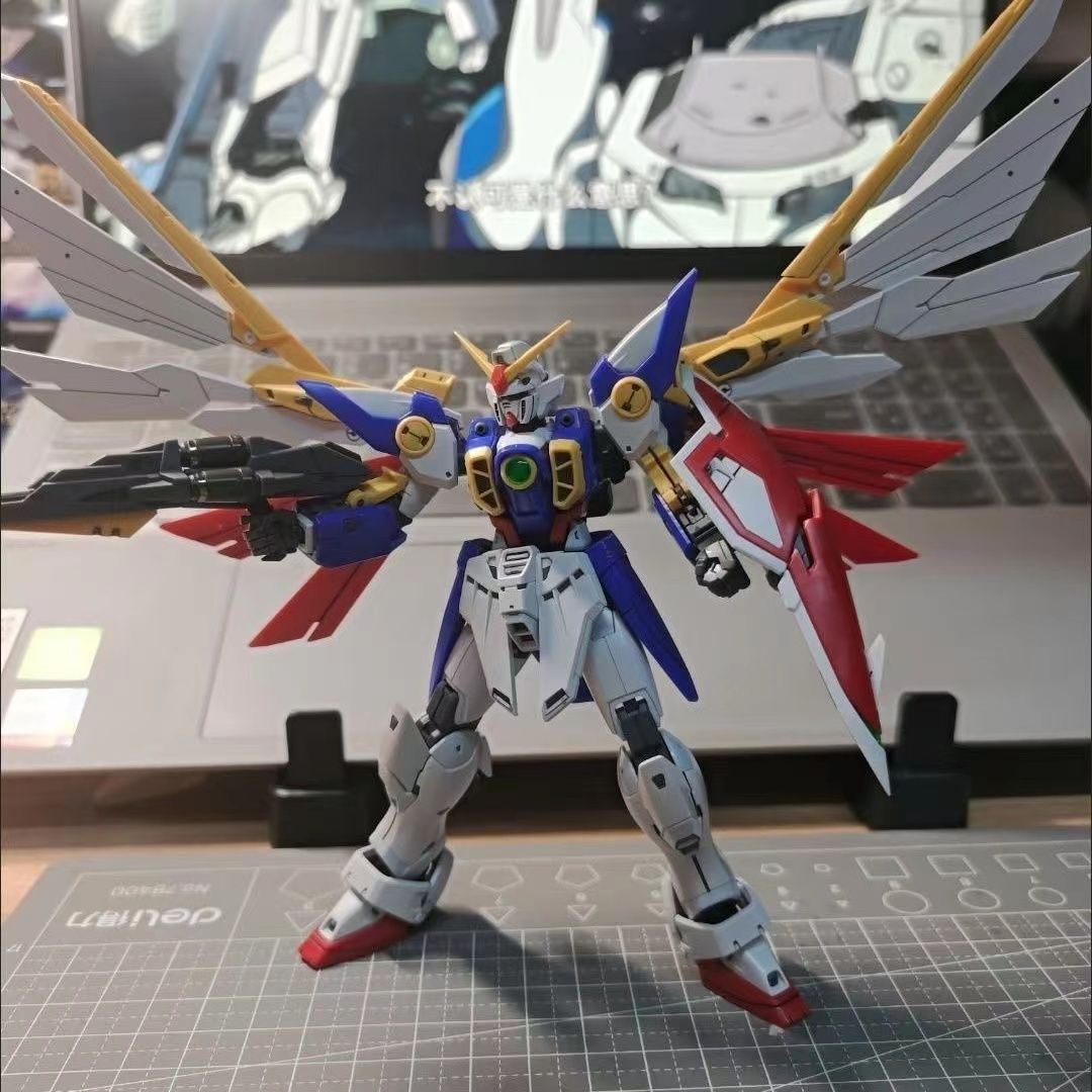 new gundam model star ew flying wing hg1/144 zero-type hairless wing prototype assembled model hand-made