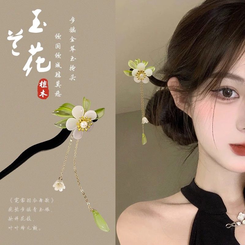 new chinese modern women‘s best-selling new type tassel hairpin ancient style super fairy simple hanfu tassel high sense chinese style