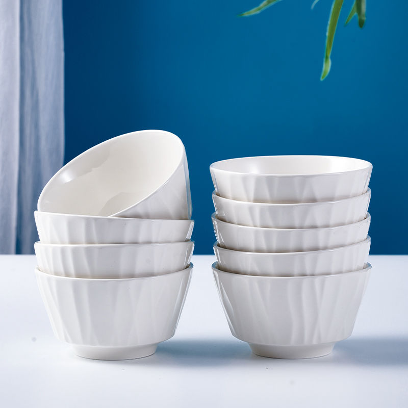 rice bowl ins style good-looking new ceramic household bowl clearance nordic style bowl plate combination plate dishes