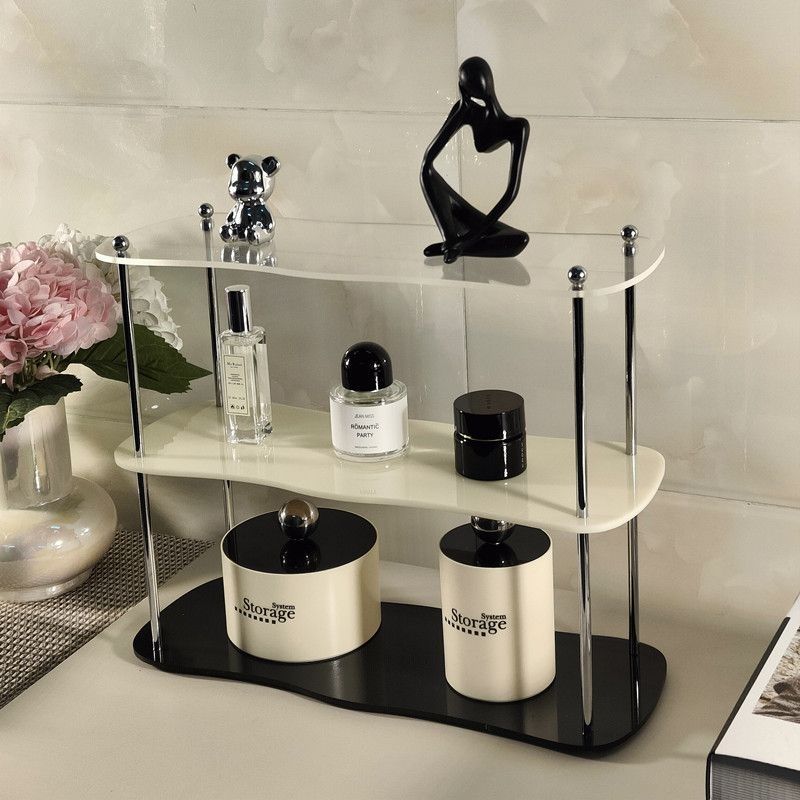 desktop storage rack cup storage good-looking cup holder removable acrylic perfume hand-made display rack ins