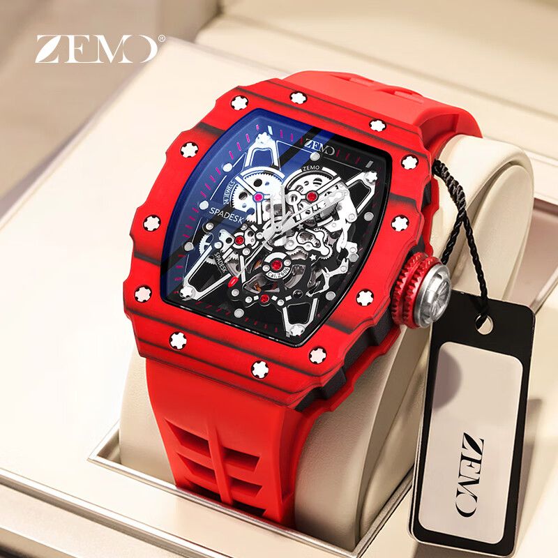 zemo zemo watch genuine goods hollow automatic mechanical watch top ten brands men‘s high-end waterproof brand watch