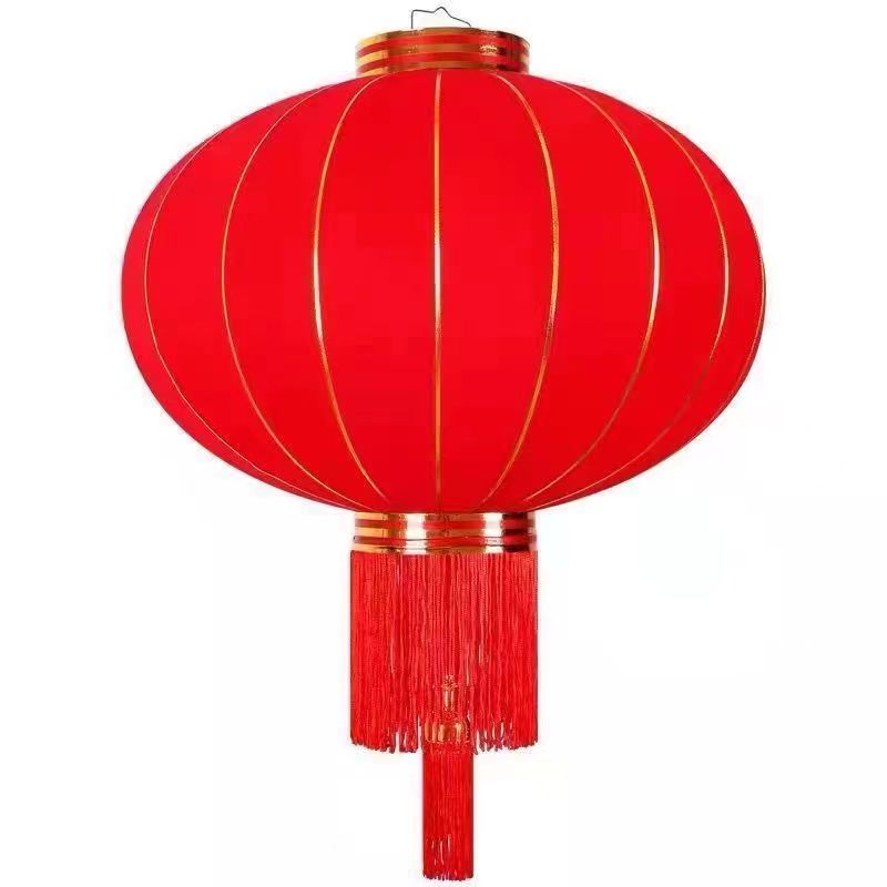 All Red Custom Advertising Wedding Red Lantern New Year Lantern Flannel Outdoor Waterproof Balcony Door Spring Festival Lantern