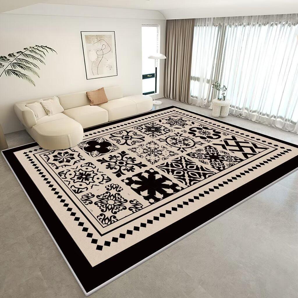 living room carpet ins cream style light luxury advanced bedroom room study modern sofa floor mat coffee table bedside blanket