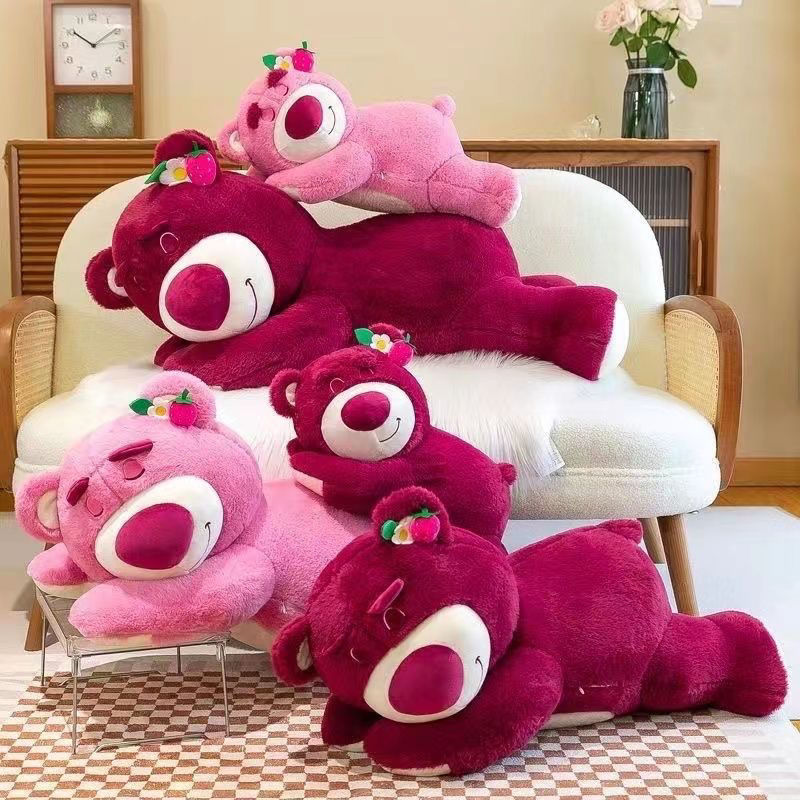 lying sleep with face down bear cute bear pillow with fragrance to sleep with gift good bear plush toy