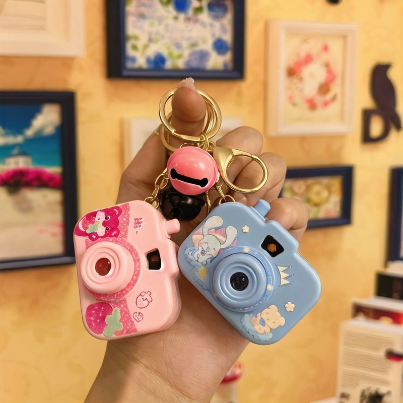 Keychain Style Projection Camera Pendant Small Camera Emulational Creative Cartoon Small Gift Children Mini Toy