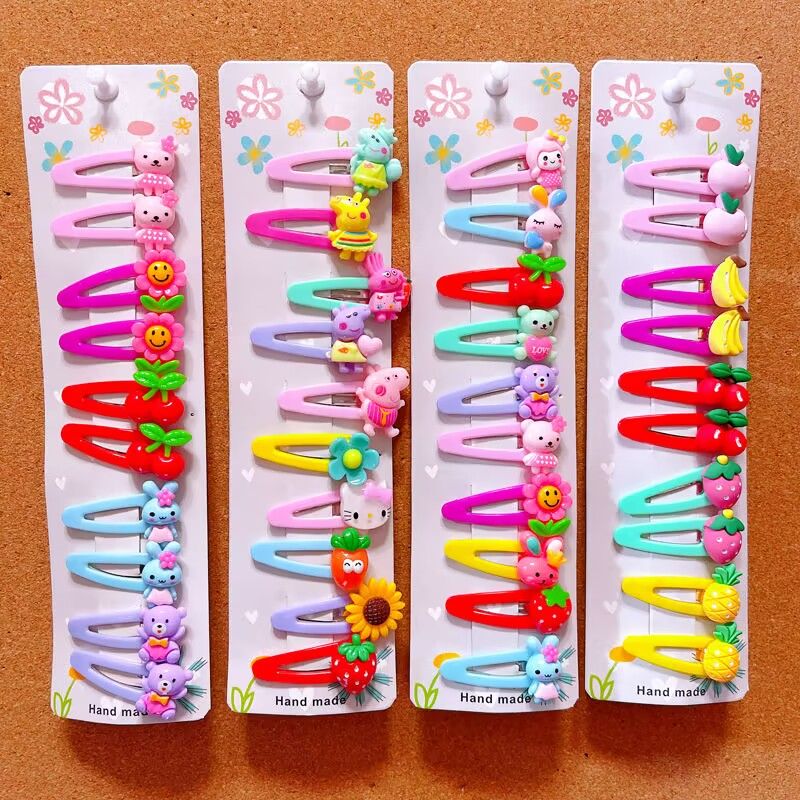 children‘s hair clips hair accessories cute baby headdress bb clip hairtie rubber band does not hurt hair baby toddler hair clip