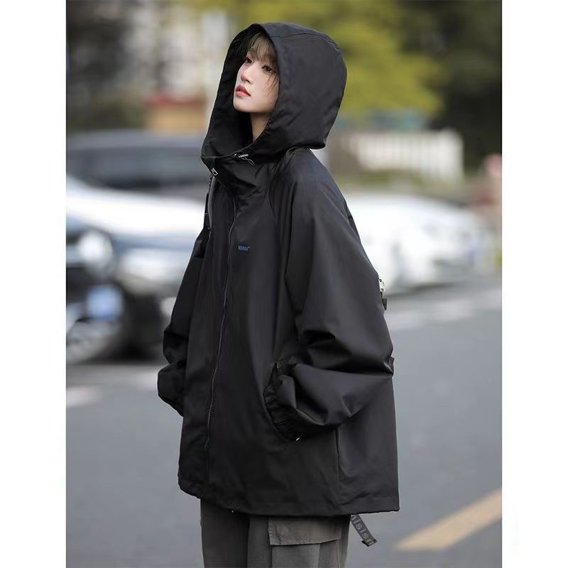 sports outdoor jacket coat men‘s and women‘s season 2024oversize american fashion brand simple casual all-match hooded jacket