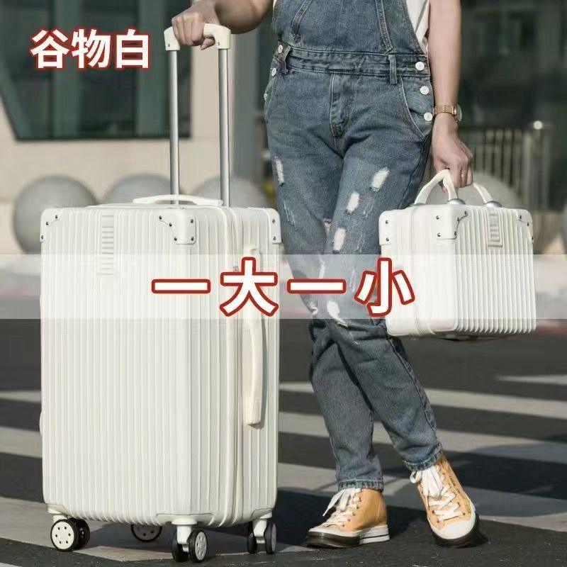 internet celebrity ins luggage universal wheel suitcase men‘s and women‘s trolley case student korean style password suitcase carry-on luggage tide