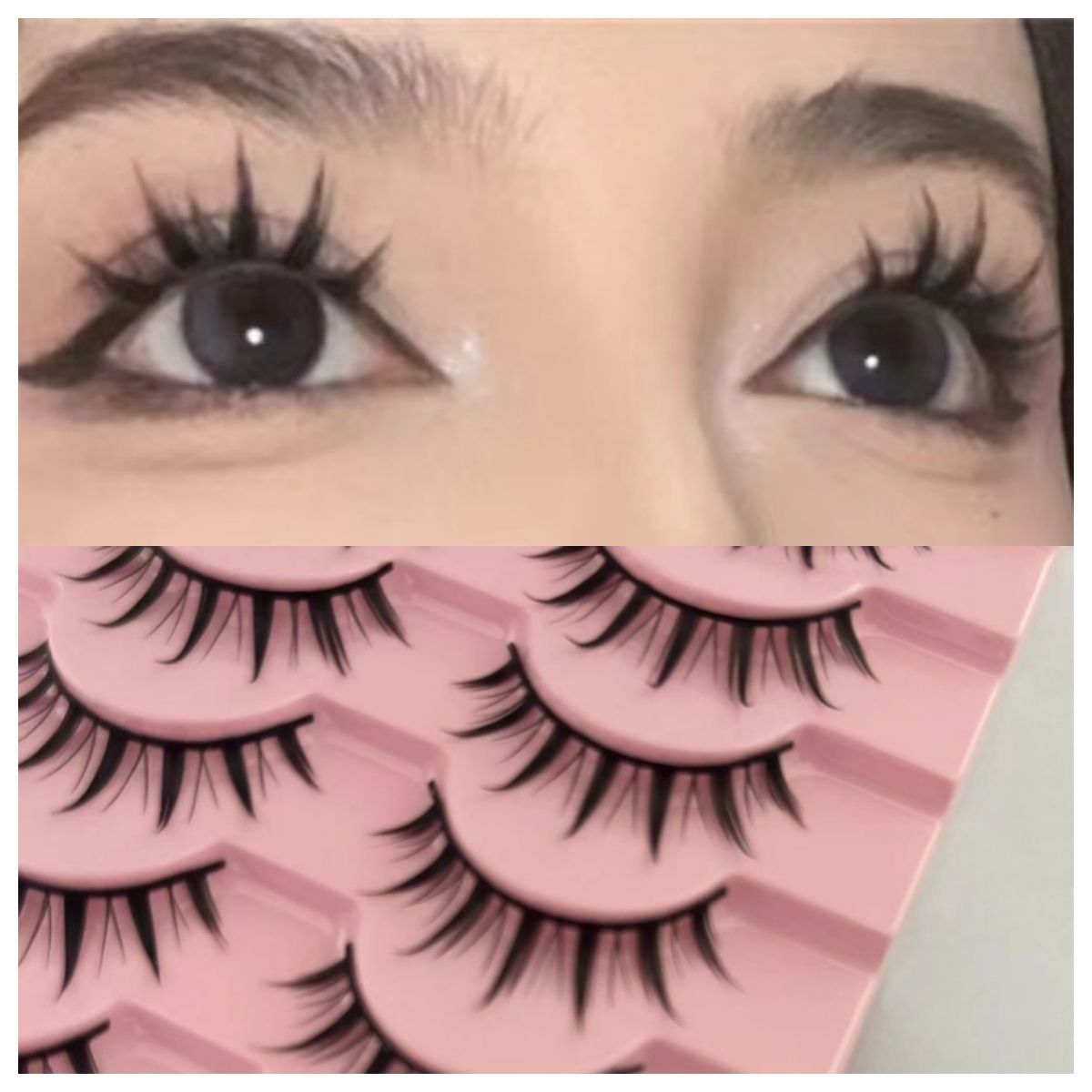 cotton thread hard stem false eyelashes thick archdemon internet celebrity cos trendy comic eyelashes barbie upper eyelashes one piece