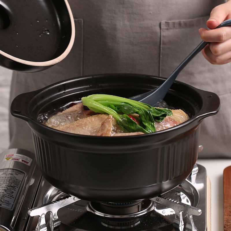 pomelo rice casserole japanese style soup pot large capacity ceramic pot gas direct burning soup pot high temperature resistant cook congee pot stone pot