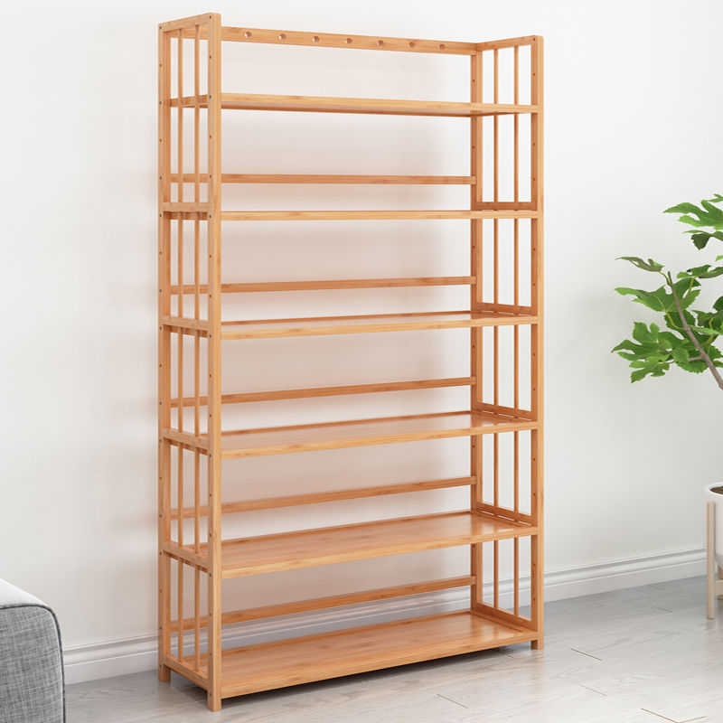 bamboo simple bookshelf floor children‘s bookcase storage rack living room study office student storage cabinet locker