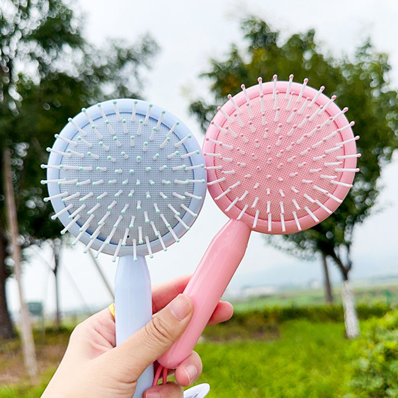 Cute Air Cushion Comb Cartoon Sequins Airbag Comb Massage Comb for Women Only Portable Portable Hair Fluffy Artifact