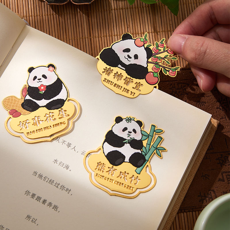 panda blessing bookmark inspirational good-looking creative ins senior book holder souvenir student graduate day gift