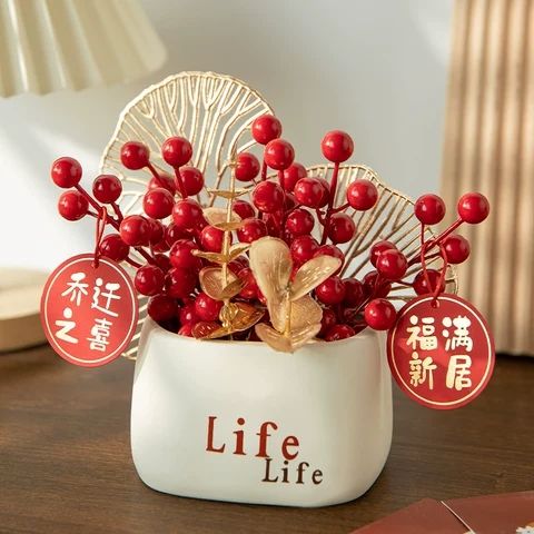 housewarming happiness decoration festive decoration fortune fruit new living room moving house ceremony layout hallway decoration