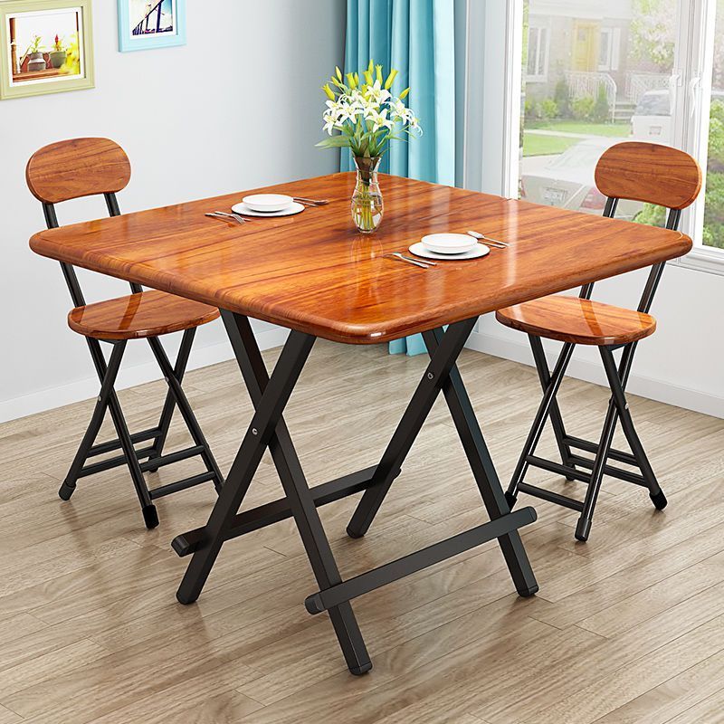 folding table dining table household small table simple rental small square table stall table and chair outdoor portable eating